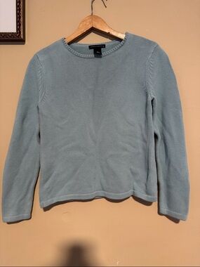 State mentes light blue sweater
